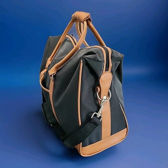 Perry Ellis Oversize Tote With Shoulder Strap Carry On Overnighter - Picture 3 of 11